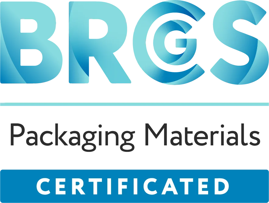 Logo BRCGS Packing Materials CERTIFICATED